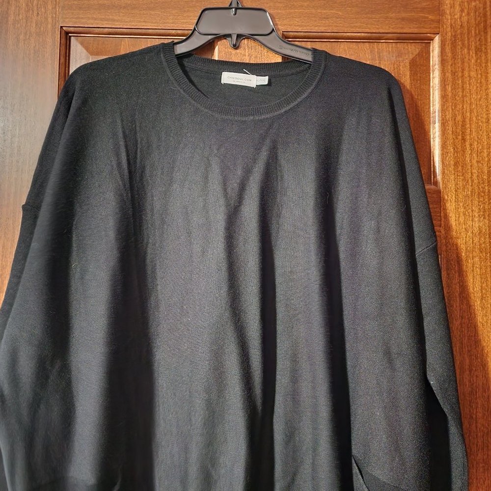 Chic Soul Smooth Talking Sweater - Black